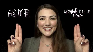 ASMR Cranial Nerve Exam Soft Spoken Roleplay 🩺