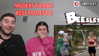 BRITISH COUPLE REACTS | MODERN FAMILY BEST MOMENTS!