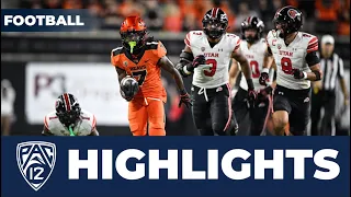 No. 10 Utah vs. No. 19 Oregon State Football Highlights | 2023 Season