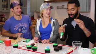 Super Bowl Cupcakes with Tone Bell!