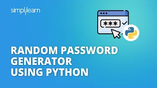 Random Password Generator Using Python | How To Create Password Generator | #Shorts | Simplilearn