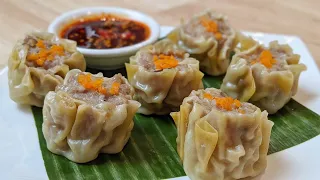 SIU MAI COMME AU RESTO - Raviolis chinois à la vapeur - Siu Mai Dumplings - HOP DANS LE WOK