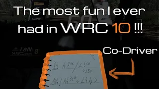 CO-DRIVER MODE CHAOS | WRC 10