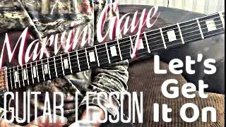 Let’s get it on guitar lesson