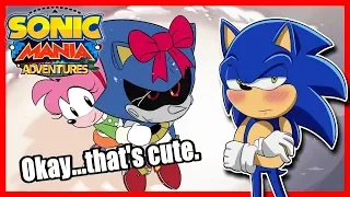 OKAY AMY WAS CUTE!! Sonic Reacts Sonic Mania Adventures - Part 6 (Holiday Special)