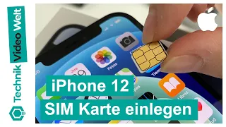 iPhone 12 📱 SIM Karte einlegen | Deutsch