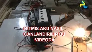 ✅ Ölmüş akü nasıl canlanır✅Bitmiş Akü Bakımı Nasıl Yapılır✅ Akü Canlandırma✅