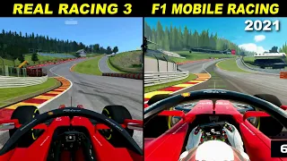 Real Racing 3 vs F1 Mobile Racing 2021 - Ferrari SF21