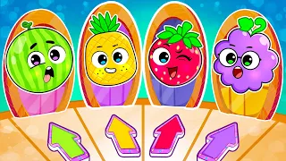 Magic Color Door Song ✨ | Learn Colors Song for Kid | English Kids Songs by YUM YUM