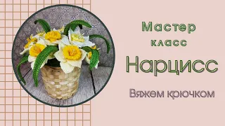 Нарцисс / мастер класс / крючком