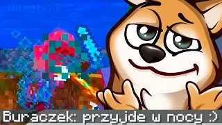 BURAK NIE WYTRZYMAŁ PO TEJ AKCJI... *za mocne!* - Minecraft Kwadratowa Masakra