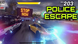 Asphalt 9, U.S. Wilderness, Porsche 911 GTS Coupe, Police Escape Hunted