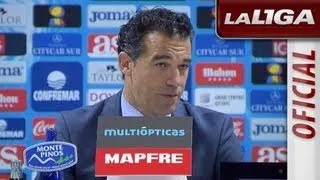 Rueda de Prensa de Plaza tras el Getafe CF (2-1) Real Sociedad - HD