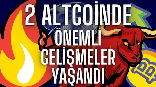 Bu 2 altcoin de önemli gelişmeler var / altcoin gelişmeleri / #bitcoin #altcoin #kriptopara