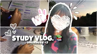 📚 STUDY VLOG: cramming, pulling an all-nighter (w/ cousin), endless study time-lapses, and more…