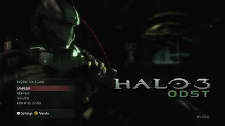 Halo 3: ODST Main Menu 1 Hour (HD 1080p)