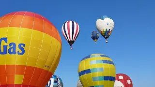 熱気球でｇｏ！　佐久バルーンフェスティバル２０２４　５月３日競技初日その２　離陸開始