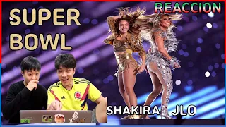 [ENG/SPN] Shakira & JLo's Super Bowl COREANOS REACCION | Halftime Show