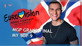 EUROVISION 2023 NORWAY: MY TOP 9 GRAND FINAL (Melodi Grand Prix) W/ Ratings