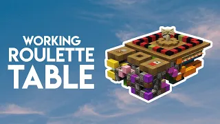 Working Roulette Table 🍀 | Minecraft Java 1.20+ Redstone Tutorial