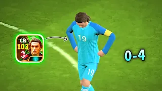 Maldini Not Playing Like Maldini | Efootball Mobile Gameplay