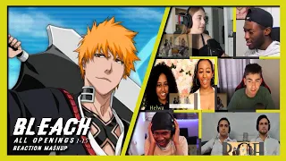 BLEACH ALL OPENINGS 1-15 | REACTION MASHUP😱