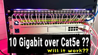 Will 10 Gigabit work with Cat5e? - 10Gbe HomeLab Network Upgrade!
