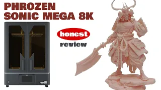 Phrozen Sonic Mega 8K HONEST review - possibly the biggest home level 3D resin printer available