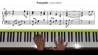 Fairytale from Shrek Piano Tutorial