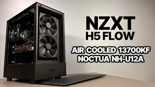 NZXT H5 Flow Air Cooled PC Build | 13700KF Undervolting | Noctua NH-U12A | All Noctua Fans
