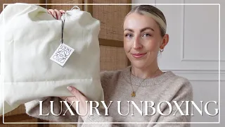 LUXURY UNBOXING| LOEWE SQUARE BASKET & MIU MIU SUNGLASSES| Katie Peake