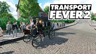 Transport Fever 2 - Первый общественный транспорт в городах! #5