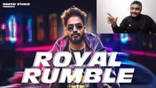 EMIWAY - ROYAL RUMBLE (PROD BY. BKAY) | REACTION | REACTIONWAALEBABU