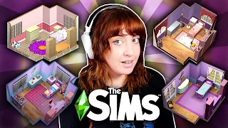 I tried to build the same room in every Sims game and failed drastically