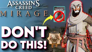 5 MAJOR MISTAKES To Avoid In Assassins Creed Mirage! - (AC Mirage Tips And Tricks)