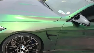Gloss Urban Jungle Avery SW900 Color Shift Film on BMW M4