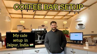 My COFFEE BAR setup- Espresso Machine | All Coffee Equipments| Manual Brews