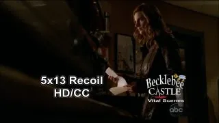 Castle 5x13  "Recoil"  Beckett Makes A Decision (HD/CC/L↔L)