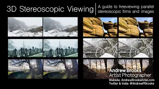 How to view 3D Stereoscopic films and images  - A guide to freeviewing parallel stereoscopic art