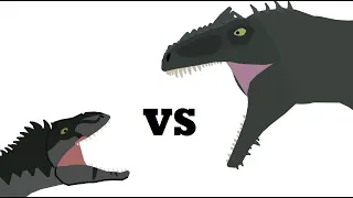 Pivot Giganotosaurus (Ark) vs Giganotosaurus (Dominion) Animation #pivotanimation #dinosaur