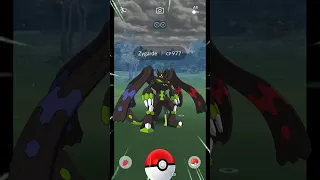 Wow! caught Zygarde in Pokémon go #shorts #zygarde #ultragoo #caught #pokemon #special #reseatch