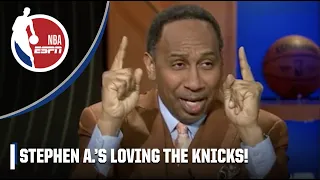 Stephen A. LOVES EVERYTHING about the New York Knicks ❤️ | NBA on ESPN