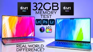 32GB on M1 PRO vs M1 MAX, Does memory bandwidth matters?