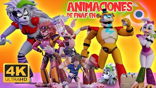 Recopilación de Animaciones de FNAF en Blender