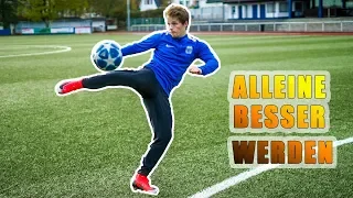 How to train on your own - Best Football Drills for 1 Person