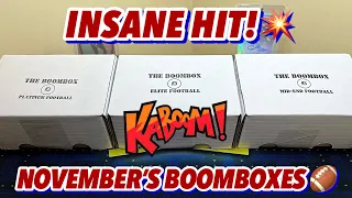 INSANE HIT!💥🤯 | Opening The Boombox's Elite, Platinum, & Mid-End Football Boxes (November)