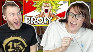 WHAT'S A BROLY?!?! Reacting to "DragonBall Z Abridged MOVIE: BROLY" with Kirby!