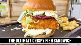 "Better than Take Out" Crispy Fish Sandwich | ADDICTIVELY Delicious