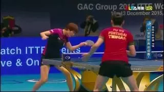 2015 Grand Finals (WS-R16) DING Ning - YU Fu^ [HD] [Full Match/Chinese]