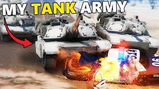Trolling Cops With an Army of Tanks in GTA 5 RP